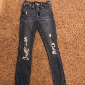 High-Rise Skinny Hollister Jeans
